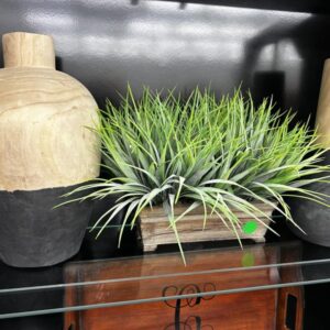 Modern Vase & Faux Greenery Decor Set